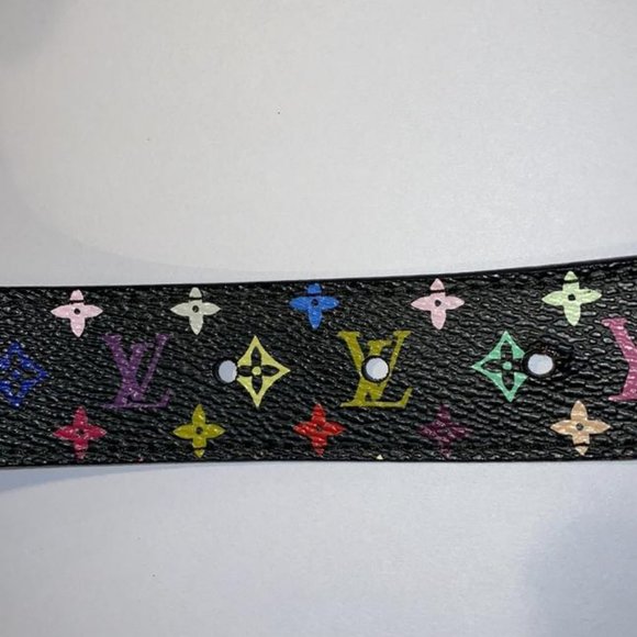 Louis Vuitton 75/30 Black Multicolor Monogram Cein - Picture 9 of 10